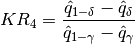 KR_{4}=\frac{\hat{q}_{1-\delta}-\hat{q}_{\delta}}
{\hat{q}_{1-\gamma}-\hat{q}_{\gamma}}