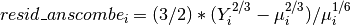 resid\_anscombe_i = (3/2) * (Y_i^{2/3} - \mu_i^{2/3}) / \mu_i^{1/6}